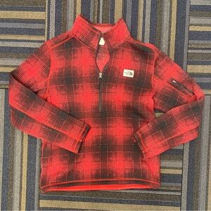 North face zip up sweater